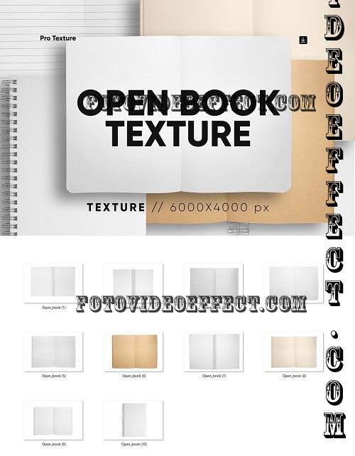 10 Open Book Texture HQ - 91600542