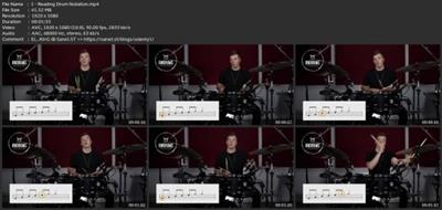 Drum Lessons For Beginners - Intermidiate  (7 Week Course)