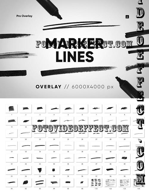 70 Marker Lines Overlay - 35808699