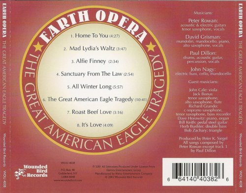 Earth Opera - The Great American Eagle Tragedy (1969) (Reissue, 2001) Lossless