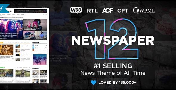 Themeforest - Newspaper v12.6.2 - News & WooCommerce WordPress Theme 5489609 NULLED