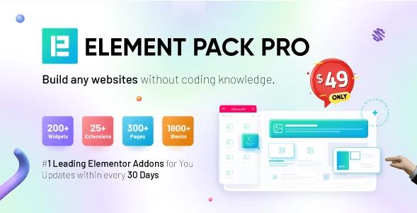 Codecanyon - Element Pack v7.6.1 - Addon for Elementor Page Builder WordPress Plugin 21177318 NULLED