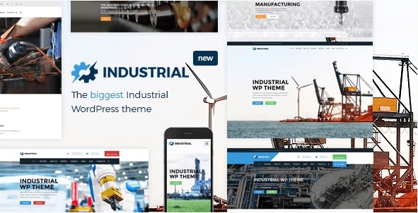 Themeforest - Industrial v1.7.1 - Factory Business WordPress Theme 15776179