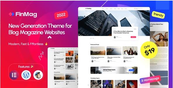 Themeforest - FinMag v2.3 - Modern Magazine WordPress Theme 38650365