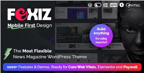 Themeforest - Foxiz v2.1.4 - WordPress Newspaper News and Magazine 34617430 NULLED