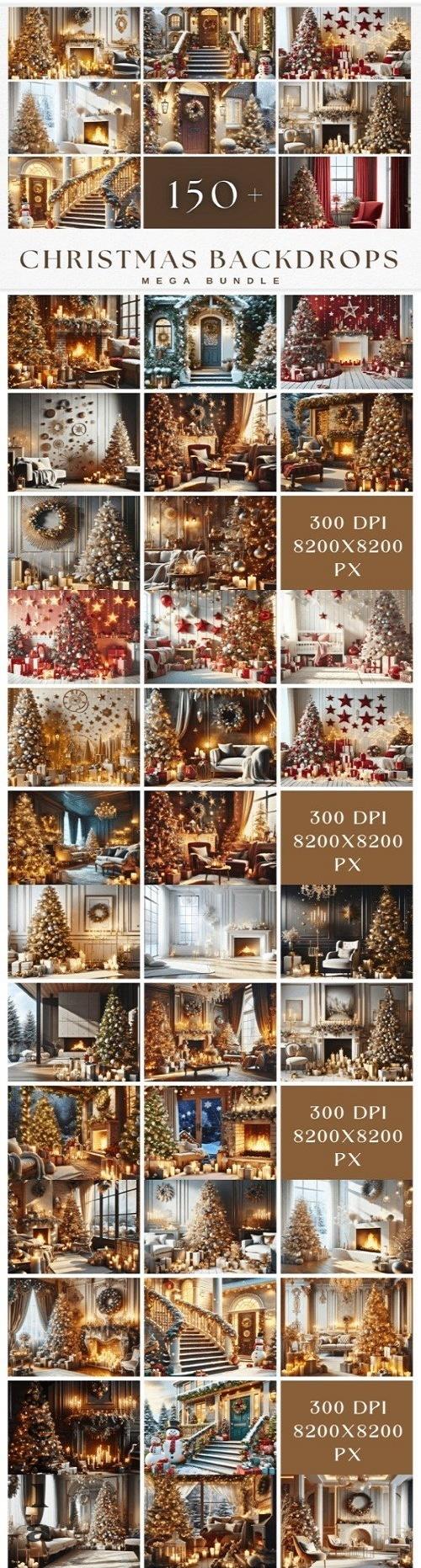 150 Christmas Backdrops - Christmas Backgrounds