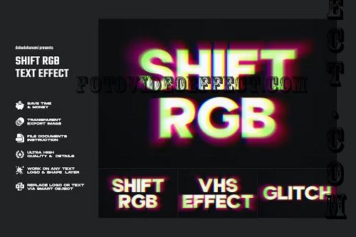 Shift RGB Glitch Text Effect - 5753MJP