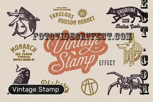 Vintage Stamp Effect - U4FGH8U