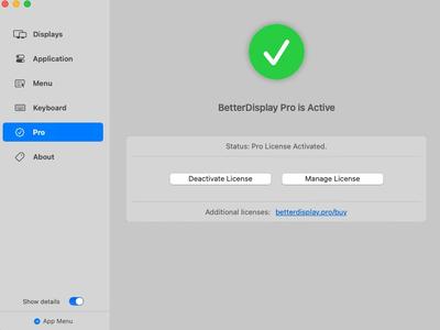 BetterDisplay Pro 2.0.11 macOS