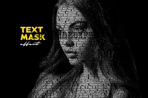 Text Mask Photo Effect - 6027087