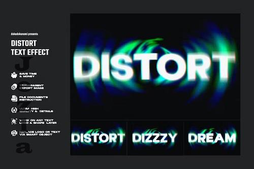 Distort Text Effect - 52T57KX