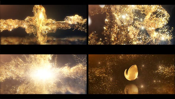 Videohive - Luxury Gold Explosion Logo 39217908