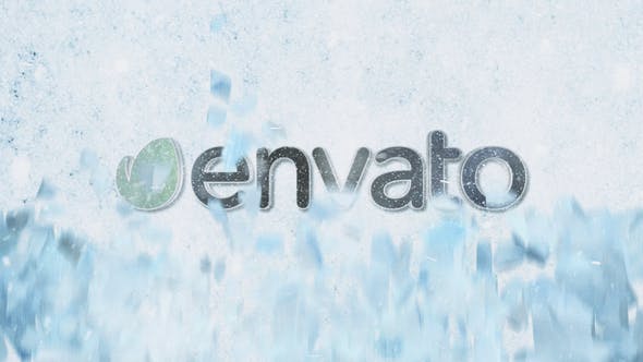 Videohive - Snow Frost Winter | Ice Wall Breaking Logo 48640450