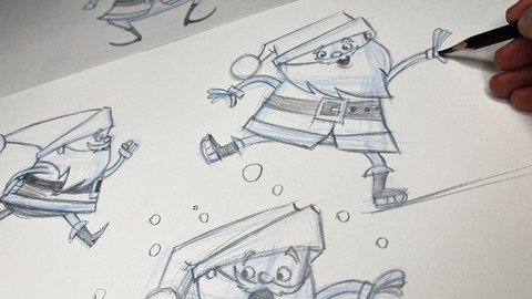 Jolly Strokes – Cartoon Santa Drawing Masterclass