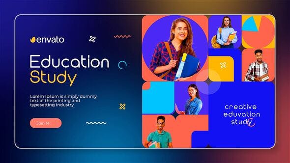 Videohive - Creative Online Education Study 49228400