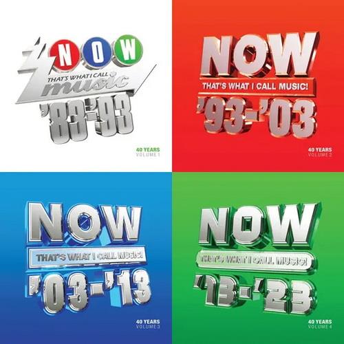 NOW Thats What I Call 40 Years Vol. 1-4 (12CD) (2023)