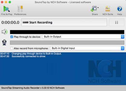 NCH SoundTap Plus 9.07 macOS