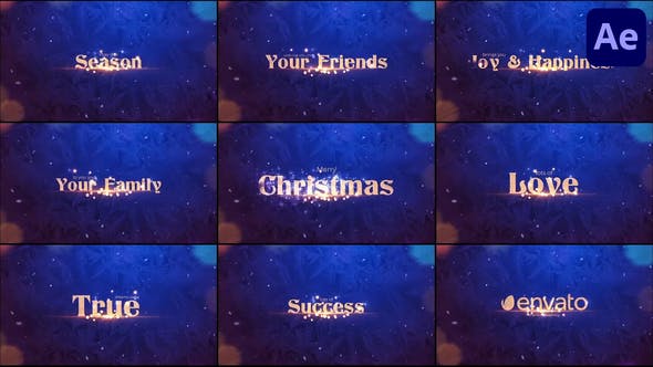Videohive - Christmas Wishes for After Effects 49224300