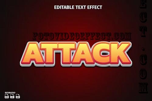 Attack Text Effect - BRBYN2Z