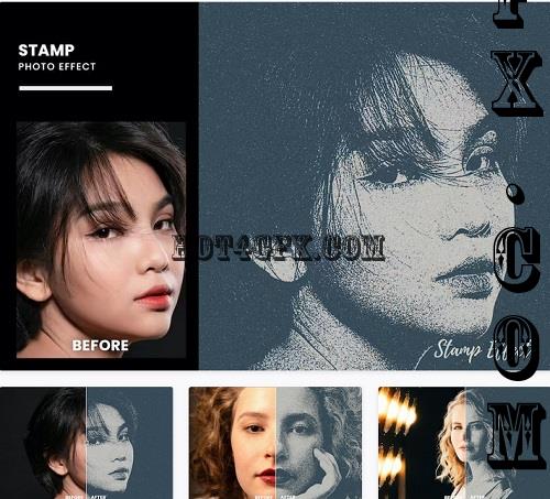 Stamp Photo Effect Style Retro - MMZ36A5
