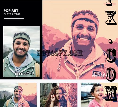 Pop Art Photo Effect - 5X44XGA