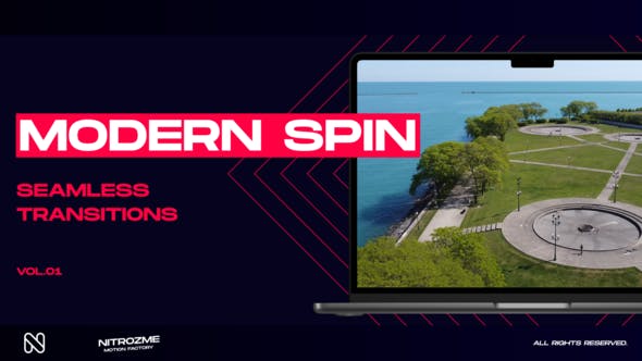 Videohive - Modern Spin Transitions Vol. 01 49304958