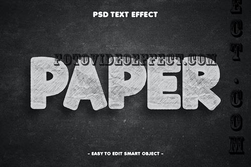 Paper Editable Editable Text Effect - YUQWCFU
