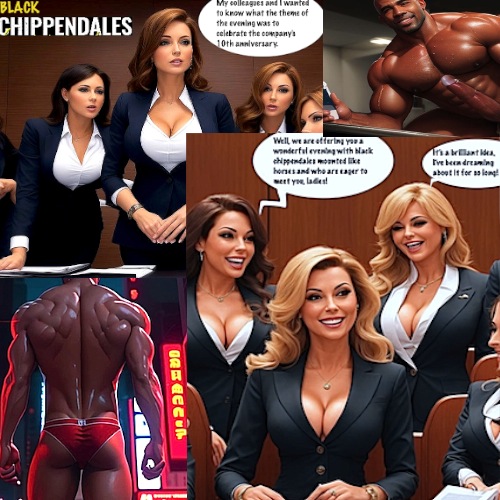 NAAMAIRE - BLACK CHIPPENDALES 3D Porn Comic