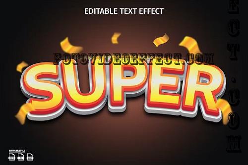 Super editable text effect - 3K5FGYH