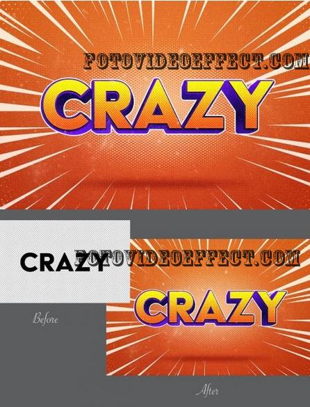 Crazy Editable Text Effect - V8Z6X89