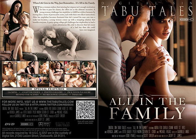 All In The Family (Jacky St. James, Digital Sin) [2014 г., All Sex, WEBRip, 720p] (Aidra Fox, Darla Crane, Katie St Ives, Veruca James)