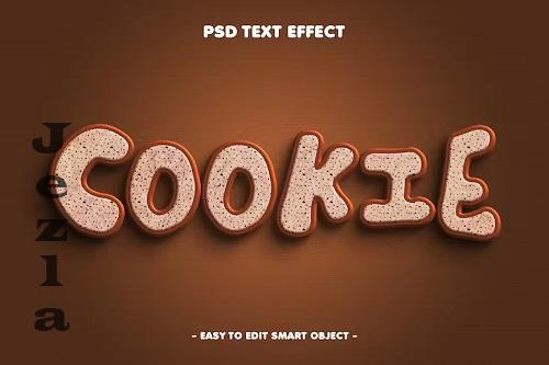 Chocolate Cookie 3D Layer Style Text Effect - 2HCZ6EE