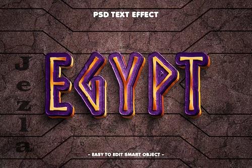 Egypt Text Effect Layer Style - D54HNRL