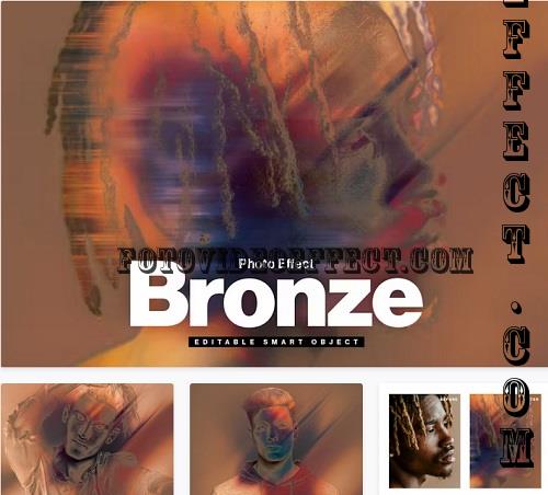 Bronze Inversion Photo Effect Template - AEZWUHA