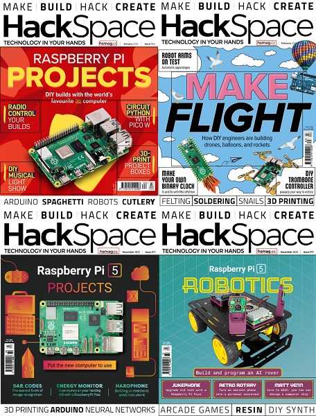 HackSpace - 2023 Full Year Issues Collection