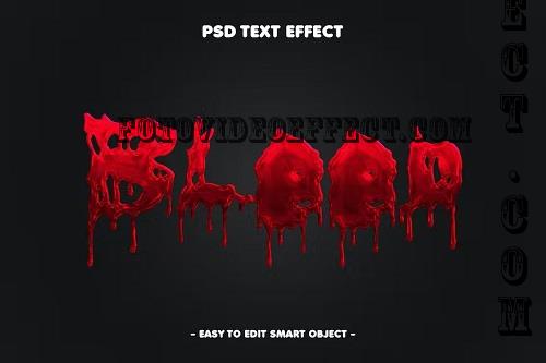 Blood Splash Horror Text Effect - FWJWM63