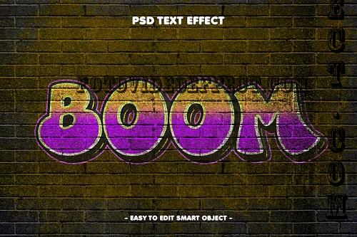 Graffiti Boom Spray Text Effect - X7KCLNH