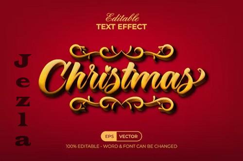 Christmas Editable Text Effect Style - 91618231