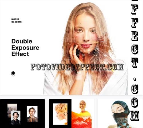 Dreamy Double Exposure Photo Effect - 91623000