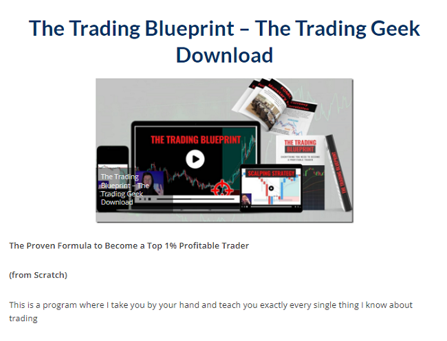The Trading Blueprint – The Trading Geek Download 2023