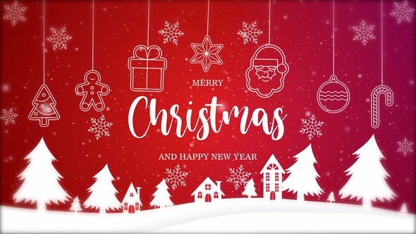 Videohive - Merry Christmas And Happy New Year Intro 3 49222447