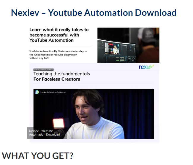 Nexlev – Youtube Automation Download 2023