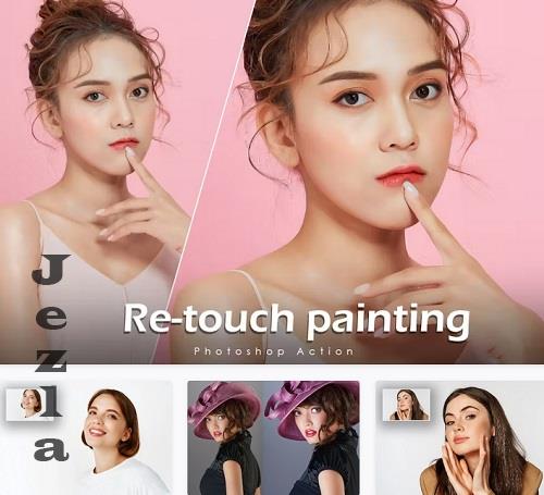 Retouch Painting Photoshop Action - MDFMV24