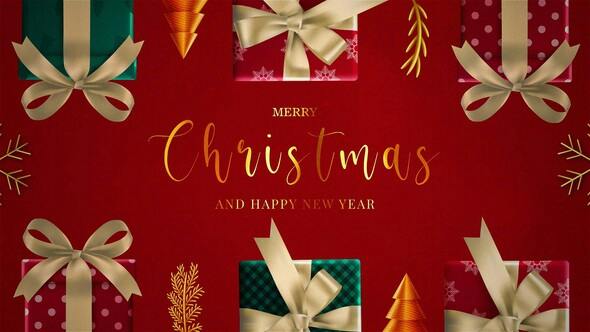 Videohive - Merry Christmas And Happy New Year Opener 49222487
