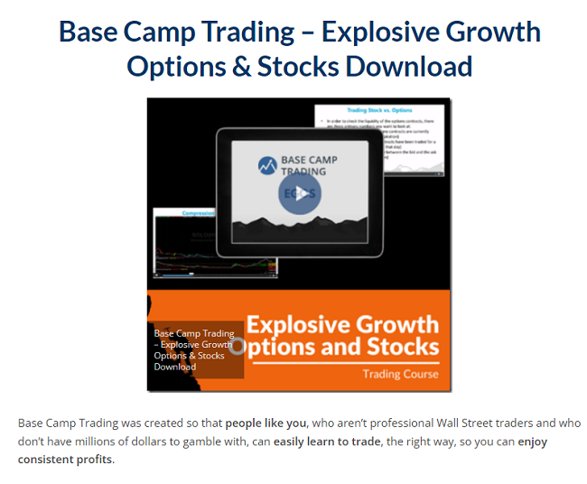 Base Camp Trading – Explosive Growth Options & Stocks Download 2023