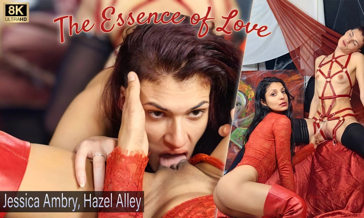 [ImmerSex / SexLikeReal.com] Jessica Ambry, Hazel Alley - The Essence Of Love [26.11.2023, Body Straps, Brunette, Glasses, Kissing, Lesbian, Long Hair, Magic Wand, Mixed POV, Pussy Licking, Redheads, Shaved Pussy, Strapons, Tattoo, Virtual Reality, SideBySide, 8K, 4096p] [Oculus Rift / Quest 2 / Vive]
