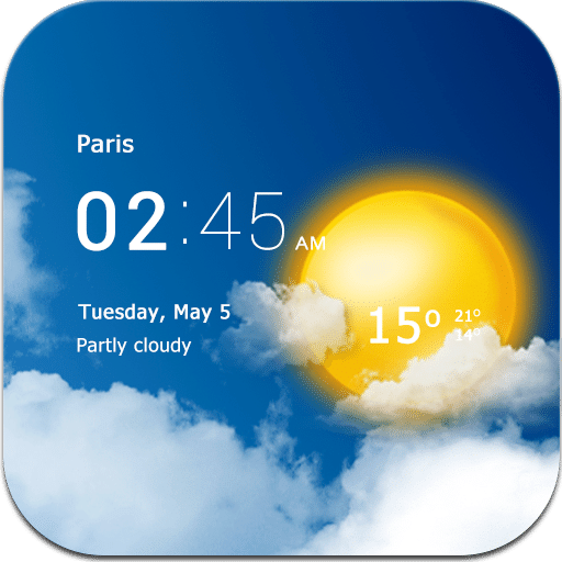 Transparent clock & weather / Прозрачные часы и погода 6.47.1 Mod [Ru/Multi] (Android)