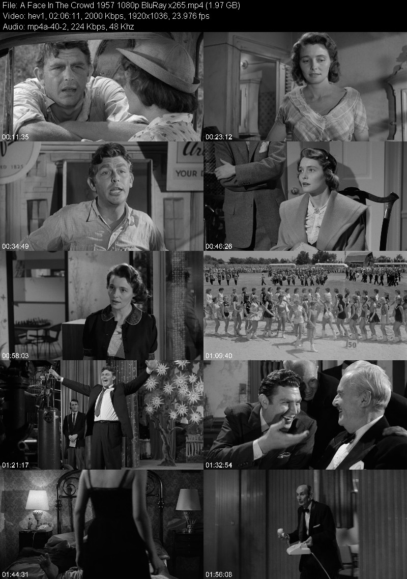 A Face In The Crowd 1957 1080p BluRay x265 138e68ddf1565acf64e916dc7d04c8cf