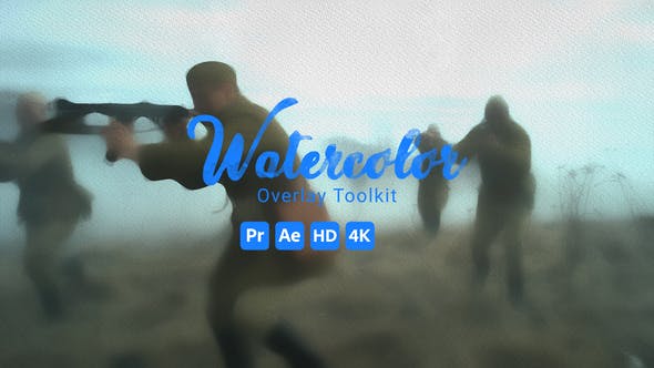 Videohive - Watercolor Overlay Toolkit 49351400