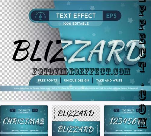 Blizzard - Editable Text Effect - 91637619
